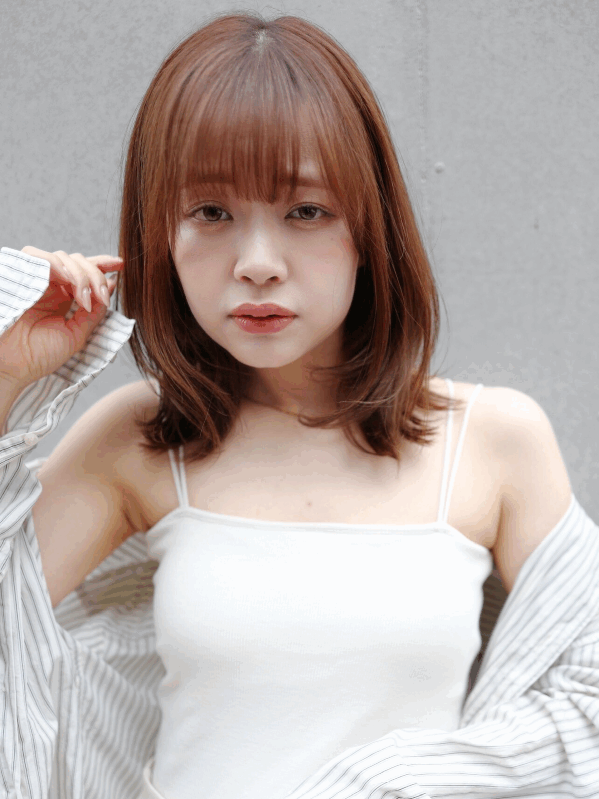 柔らかな質感のボブスタイル