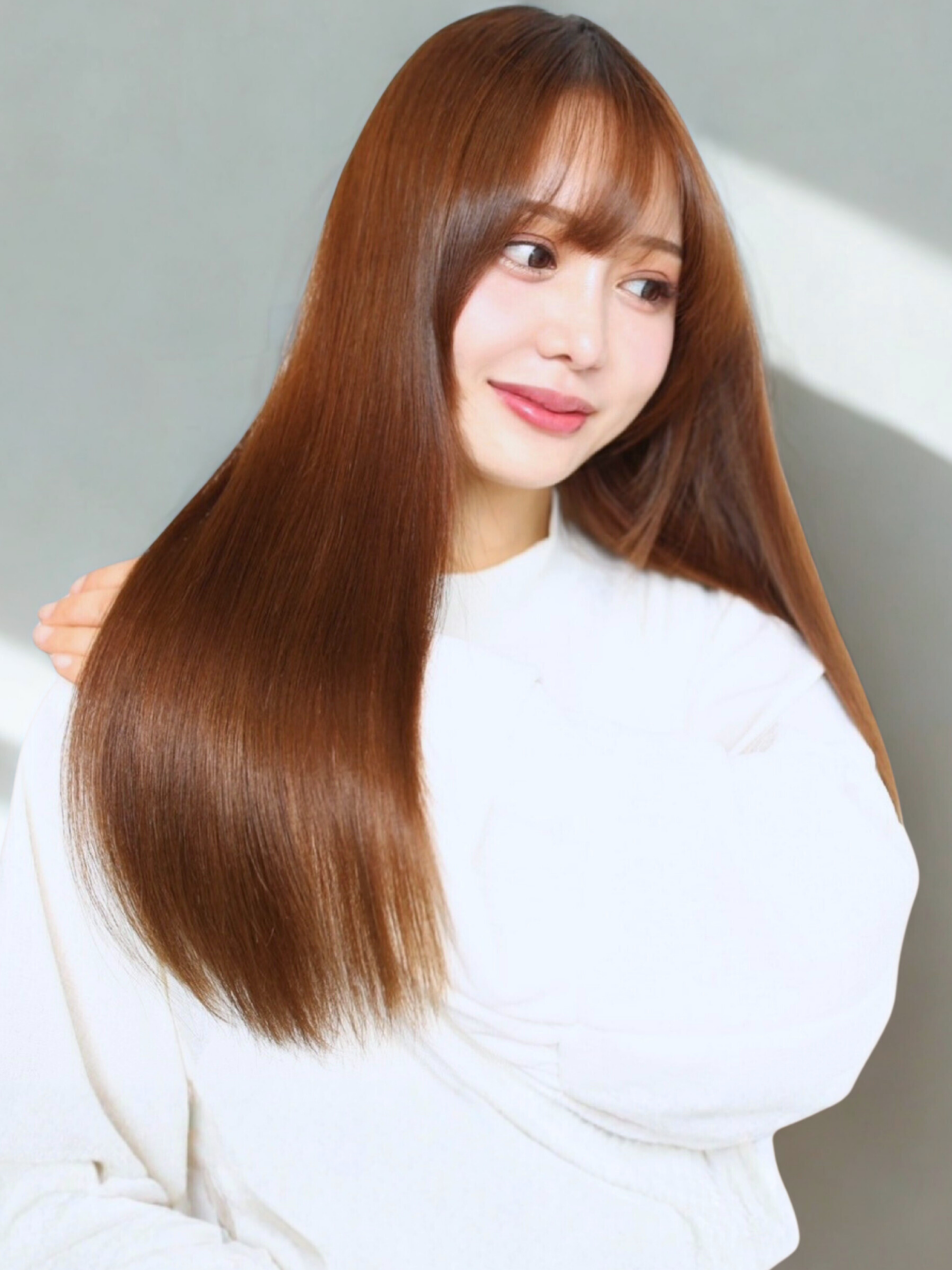 美髪矯正の仕上がり