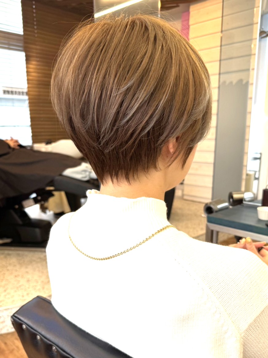 美容室でのヘアスタイル